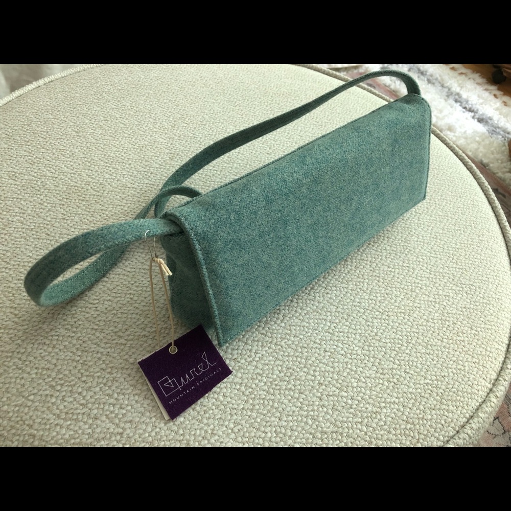 100% Wool Burel Should Bag & Clutch